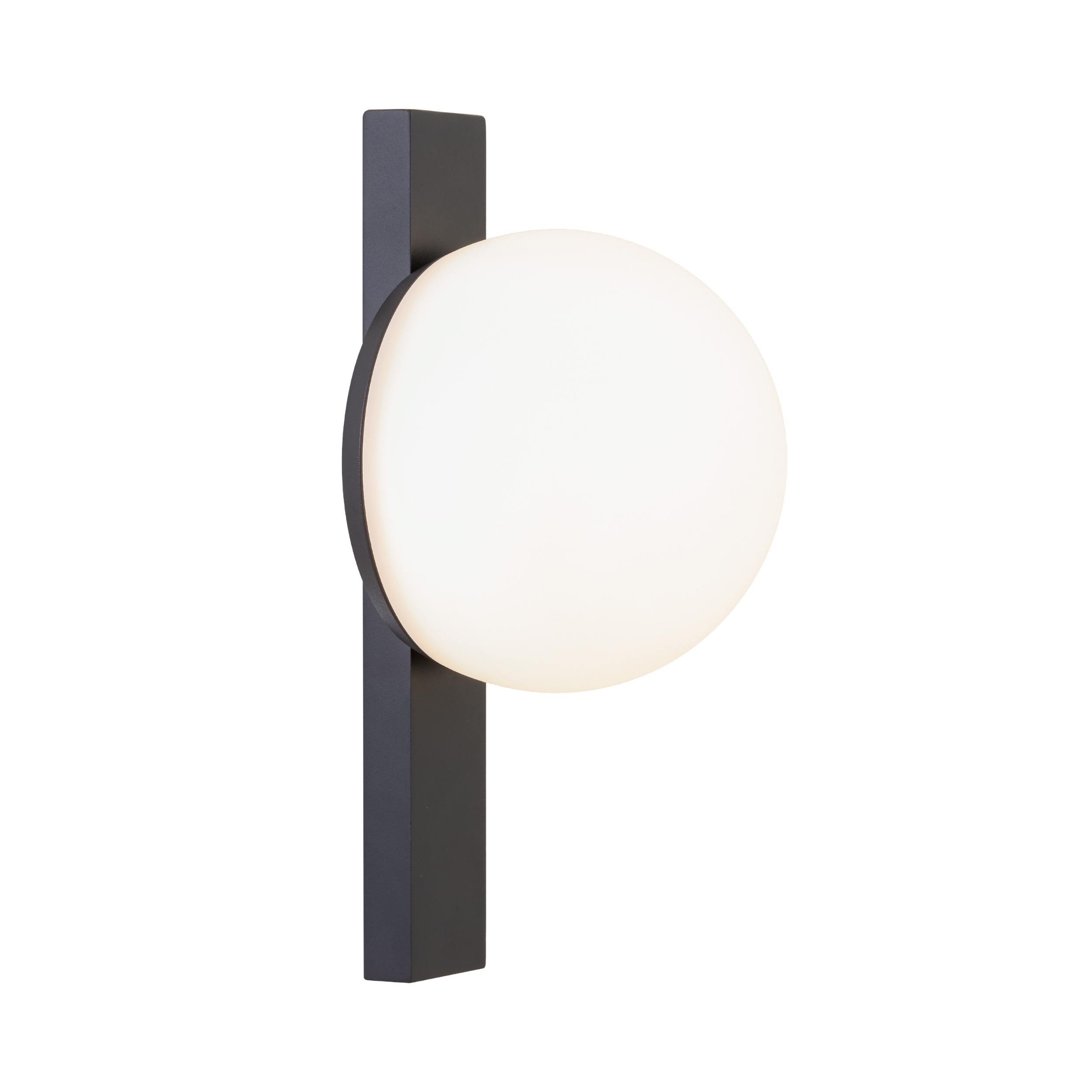 Zambrone IP65 Sand Black LED Wall Light