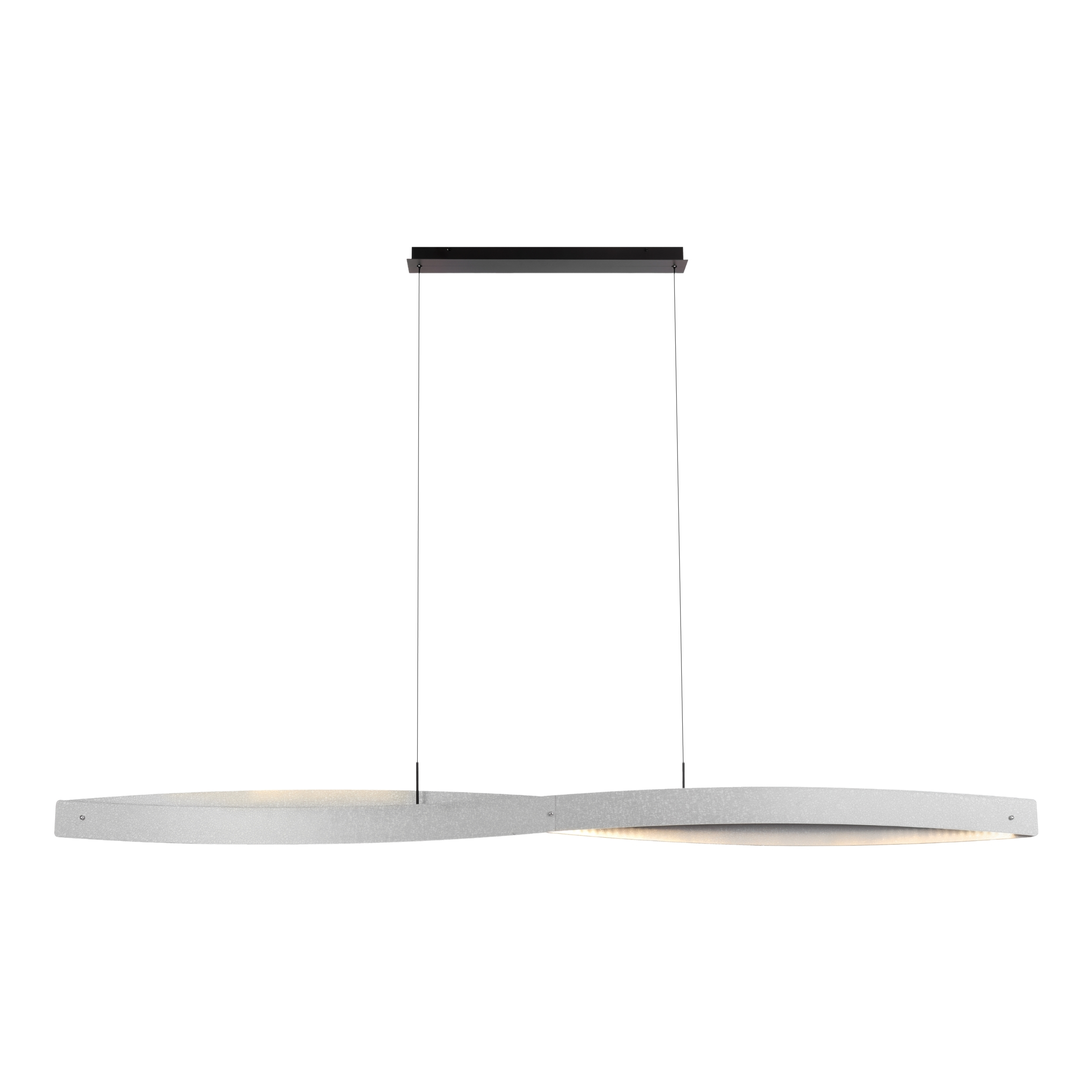 Cetara Silver Modern Dimmable LED Pendant
