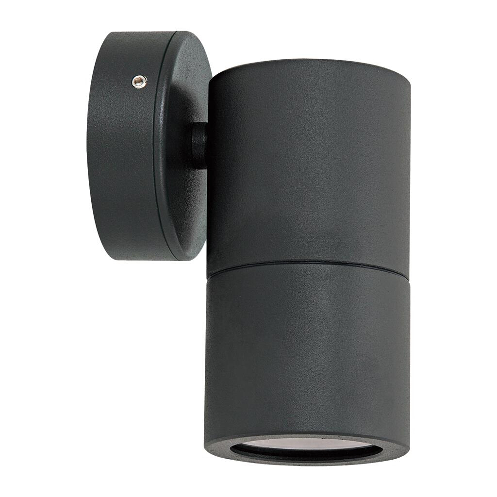Shadow Black Fixed Exterior Wall Light