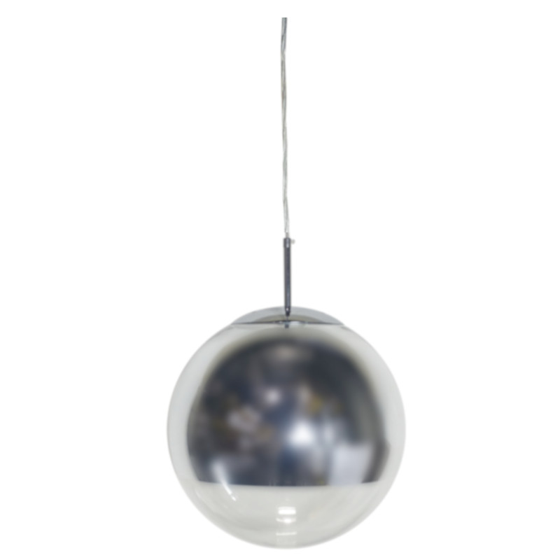 Helmet Chrome Pendant Light