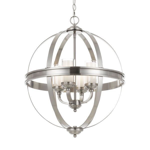 Jupiter 4 Light Orb Pendant Chandelier