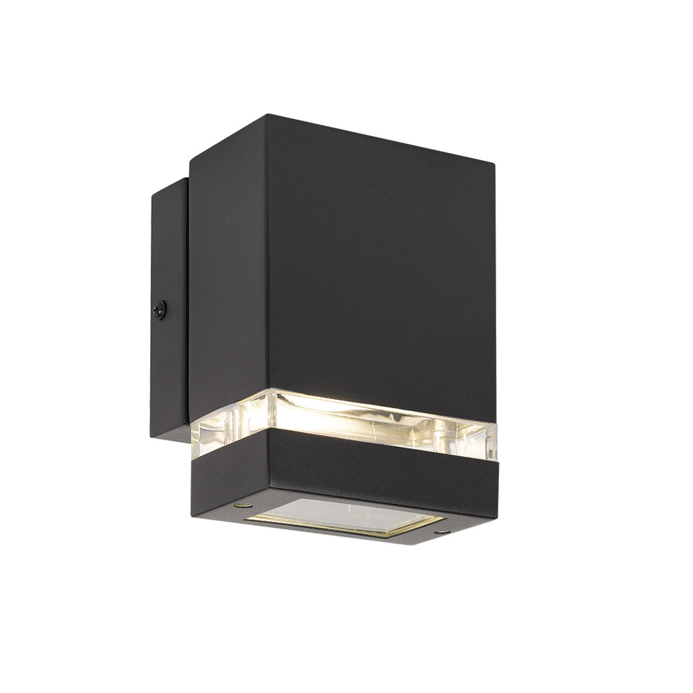 Zara Rectangular Fixed Down Outdoor Wall Light