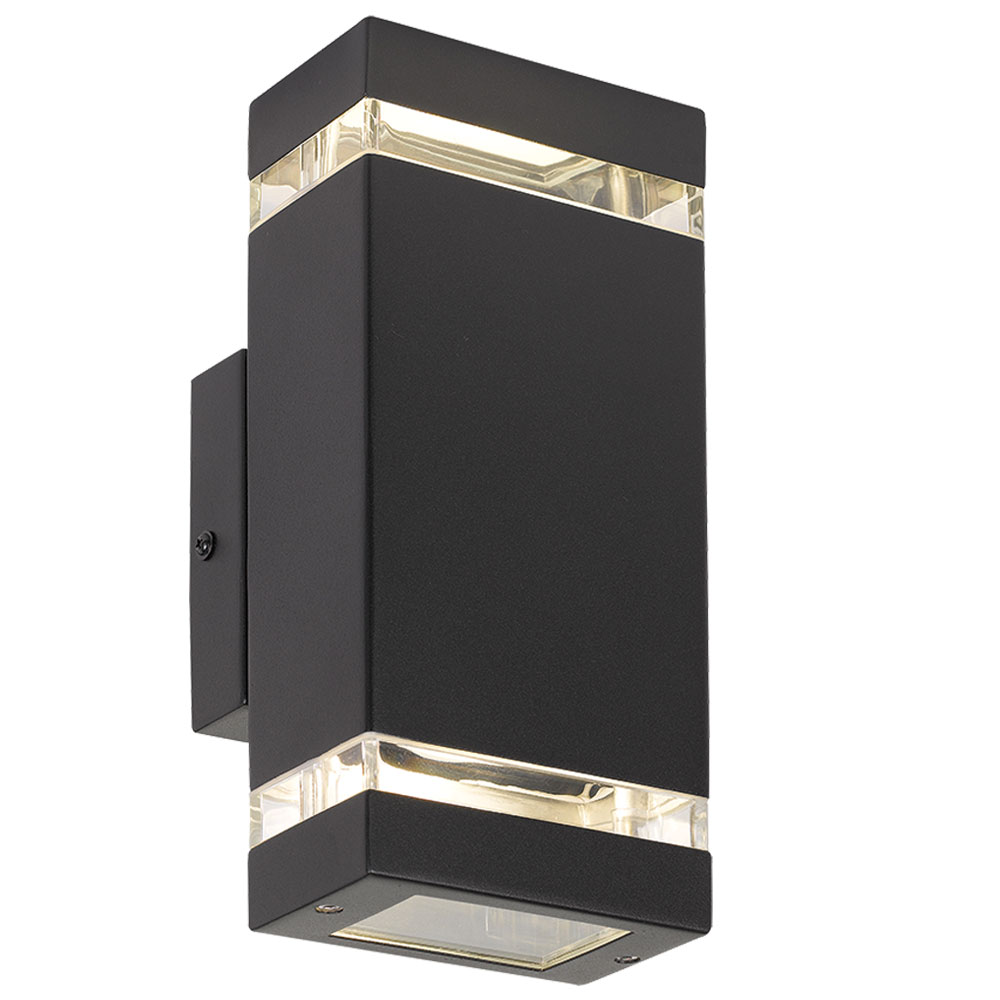 Zara Rectangular Up Down Outdoor Wall Light