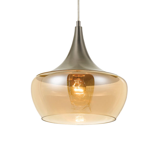 Blub Metal Glass Pendant Light