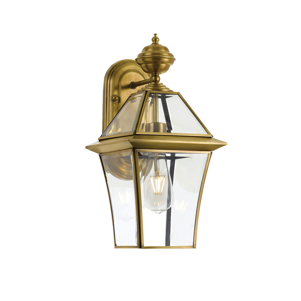 Classic Boston Brass Wall Lamp