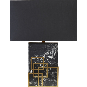 Hearst Black Greco-Roman Table Lamp