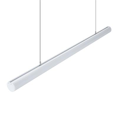 Pipe Linear White Pendant Light
