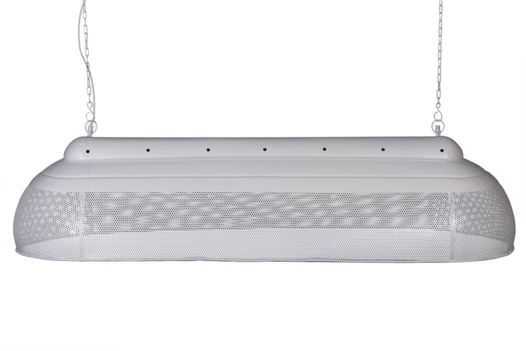 River Extra Long Linear Matt White Pendant Light