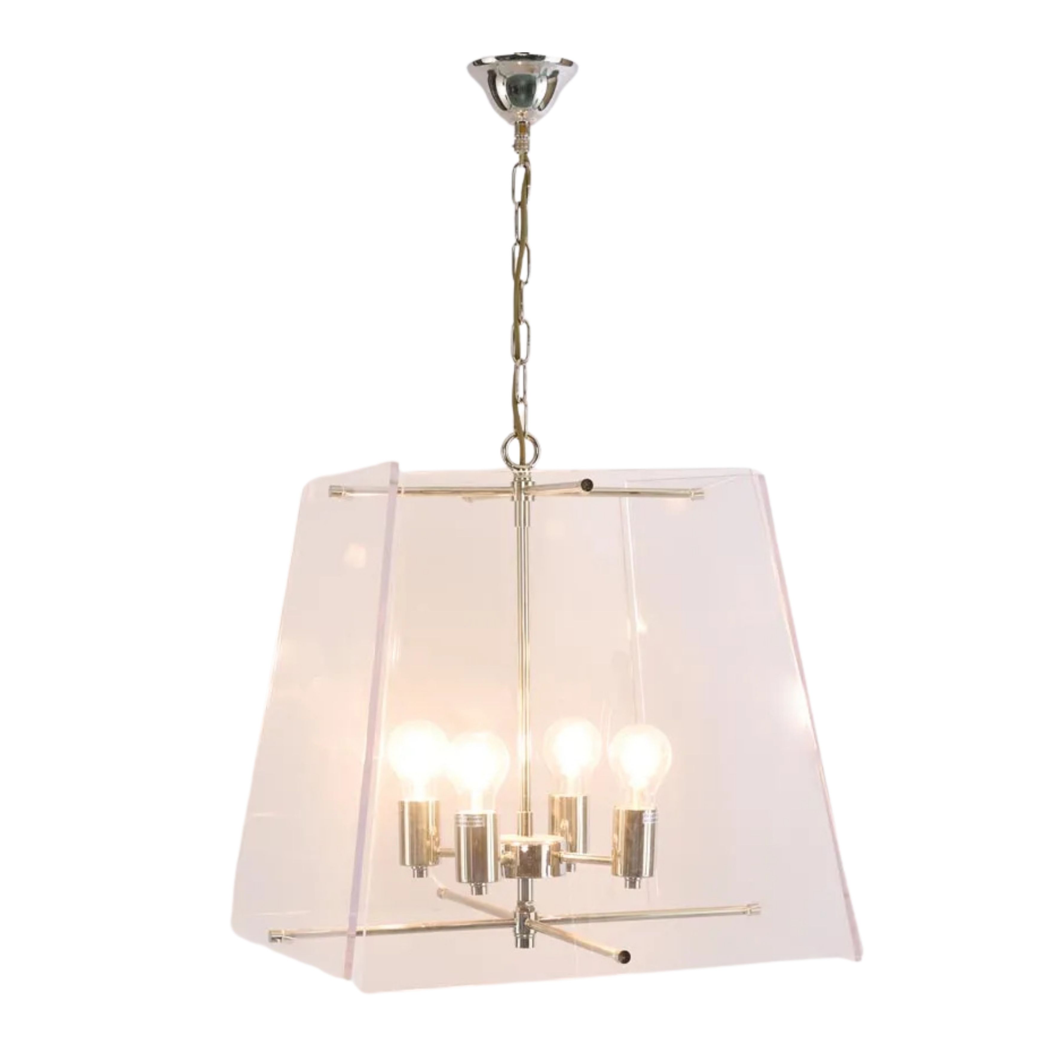 Venn 4 Light Nickel Pendant Chandelier