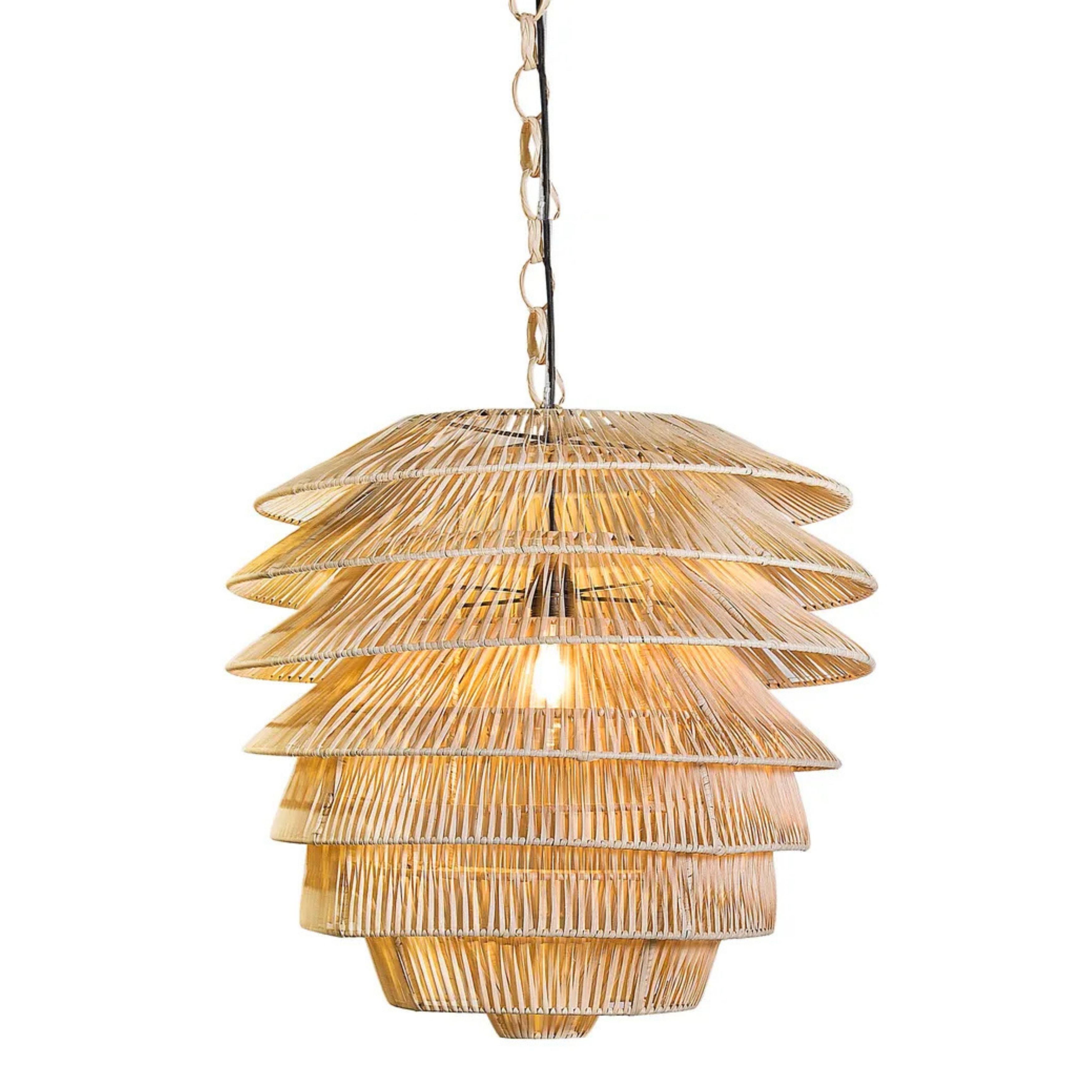 Canya Rattan Natural Pendant Light