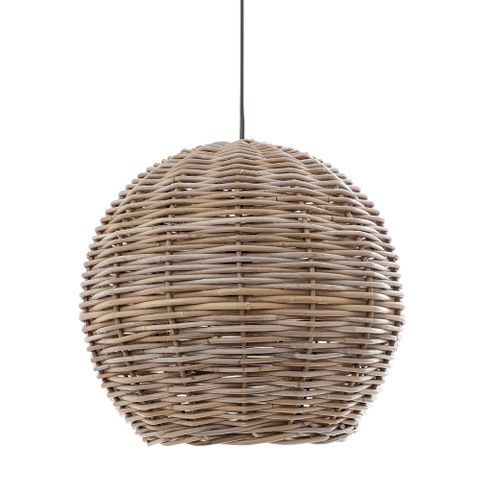 Palma Rattan Round Hanging Pendant Lamp