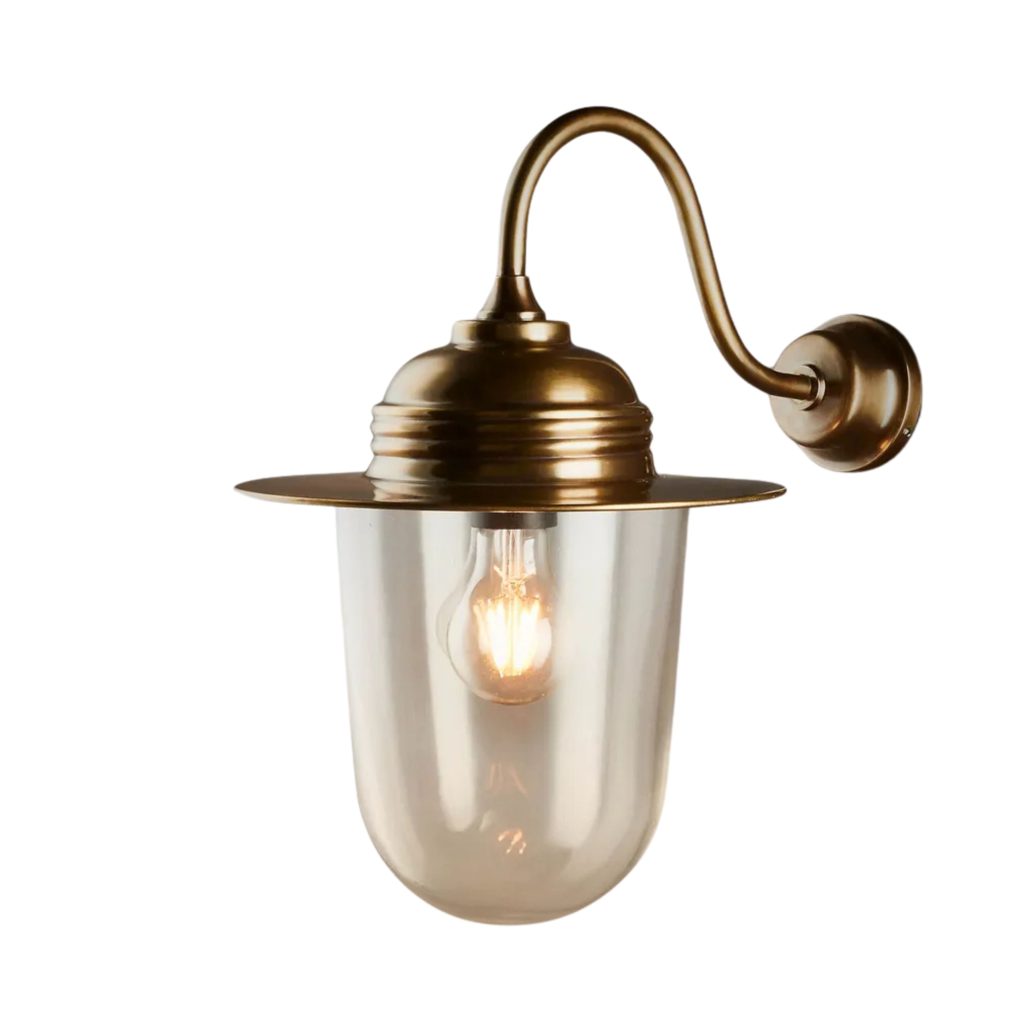 Stanton Antique Brass Wall Lamp