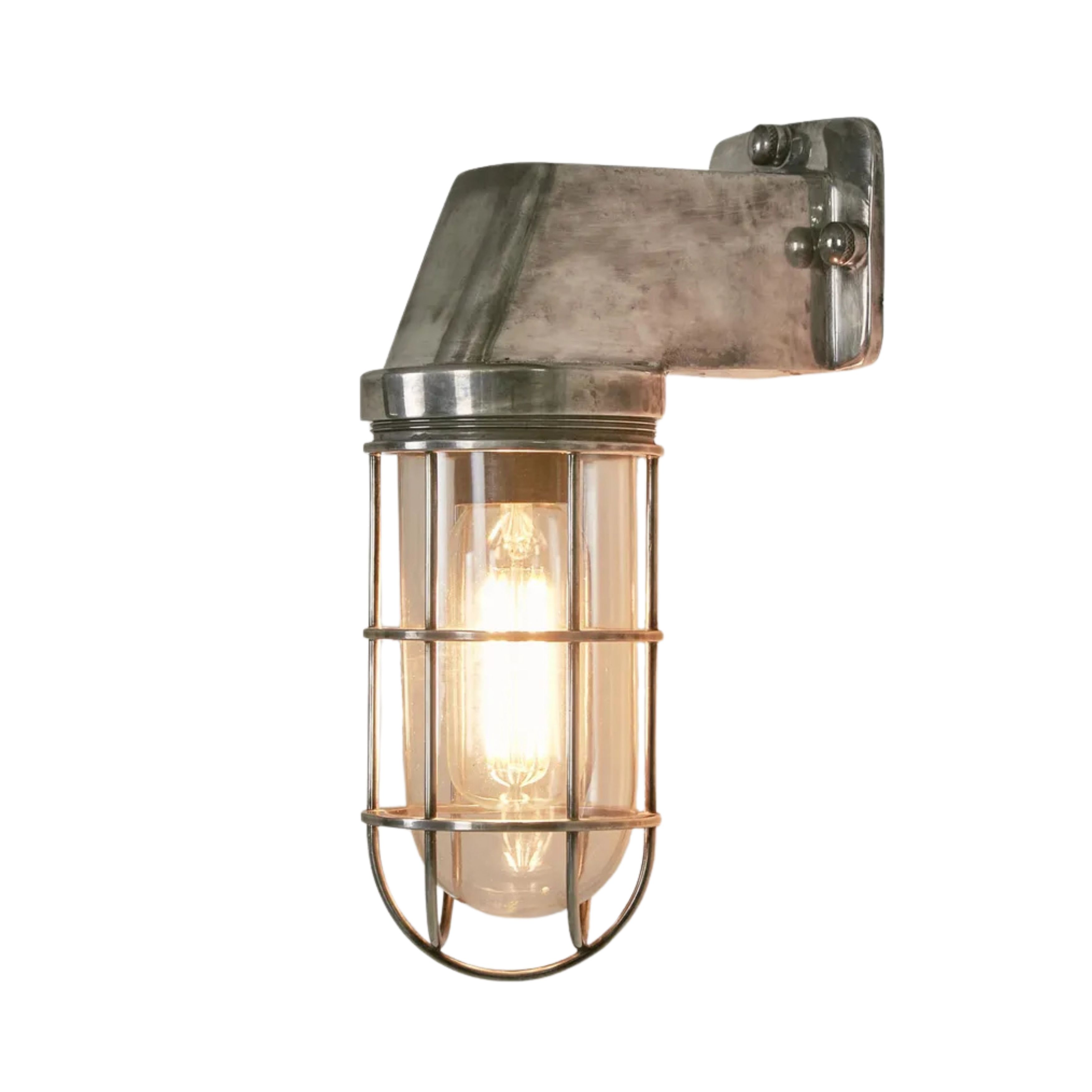 Royal Antique Silver Indoor/Outdoor Wall Lamp