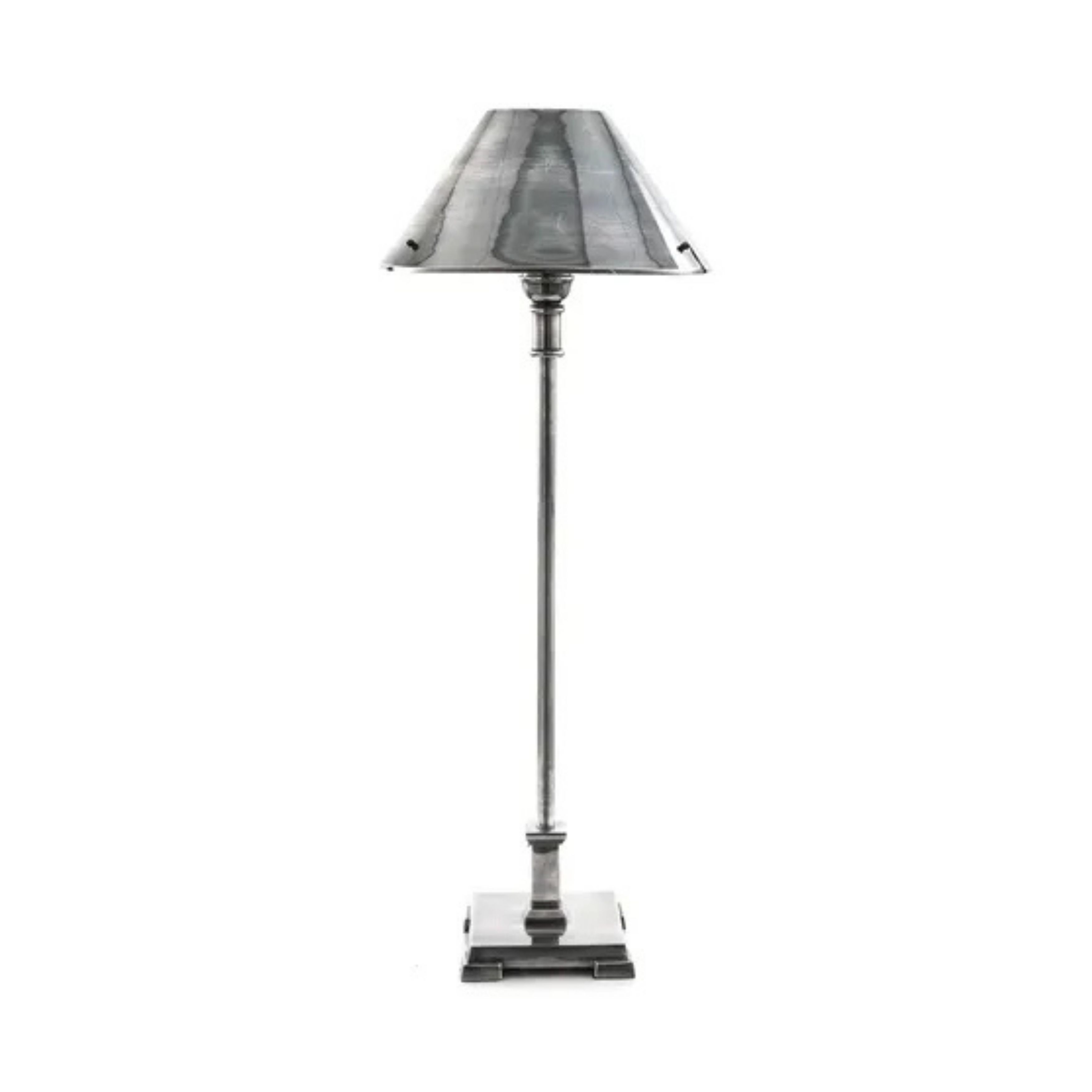 Brescia Antique Silver Table Lamp