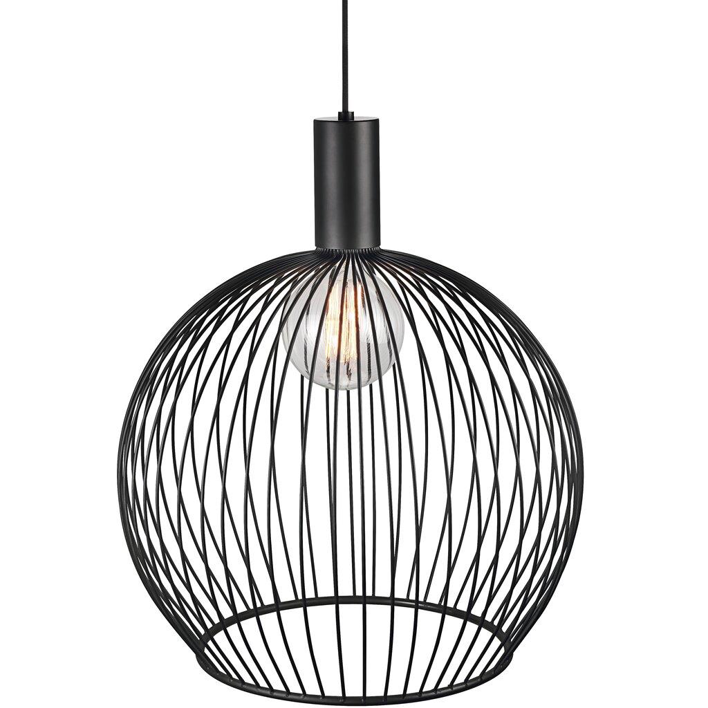 Aver Round Black Pendant Light