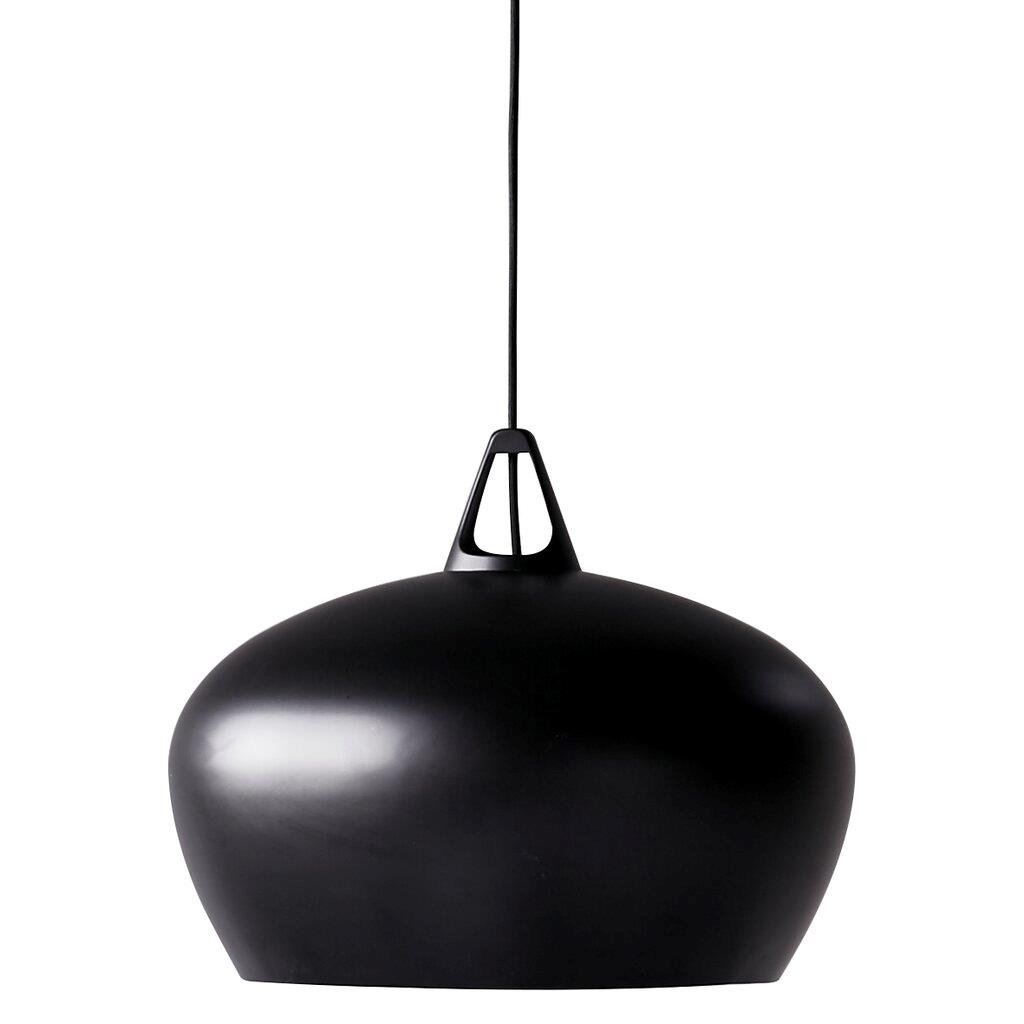Belly Danish Black Artisan Pot Pendant Light