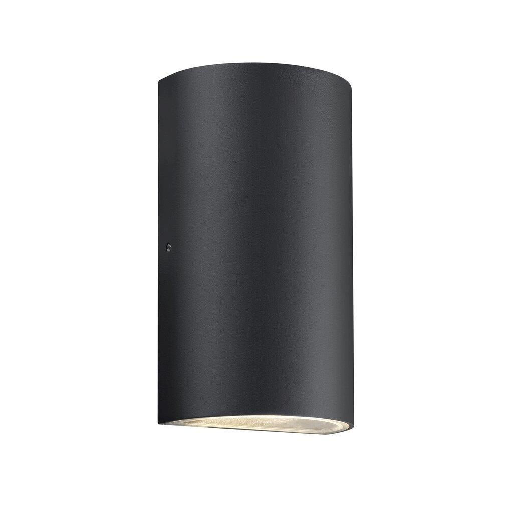 Rold Black Round Outdoor Wall Light