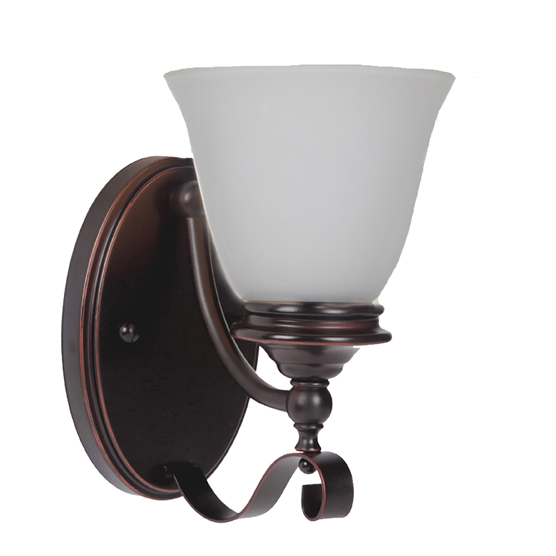 Dallas 1 Light Bronze Wall Light