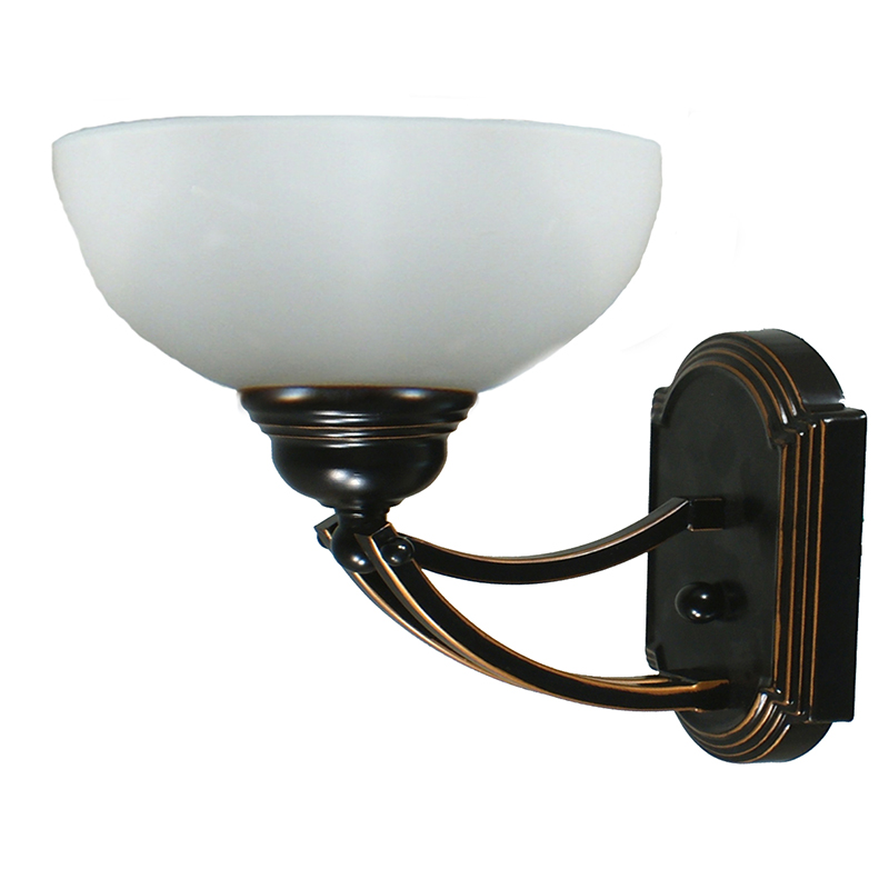 Houston 1 Light Bronze Wall Light