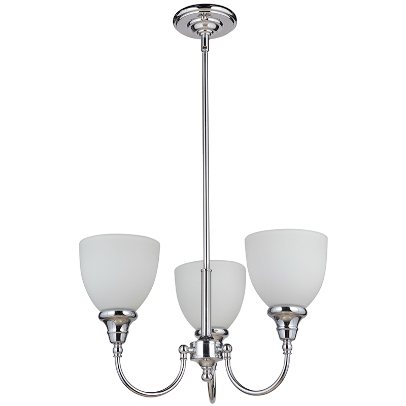 Benson 3 Light Chrome Pendant Chandelier