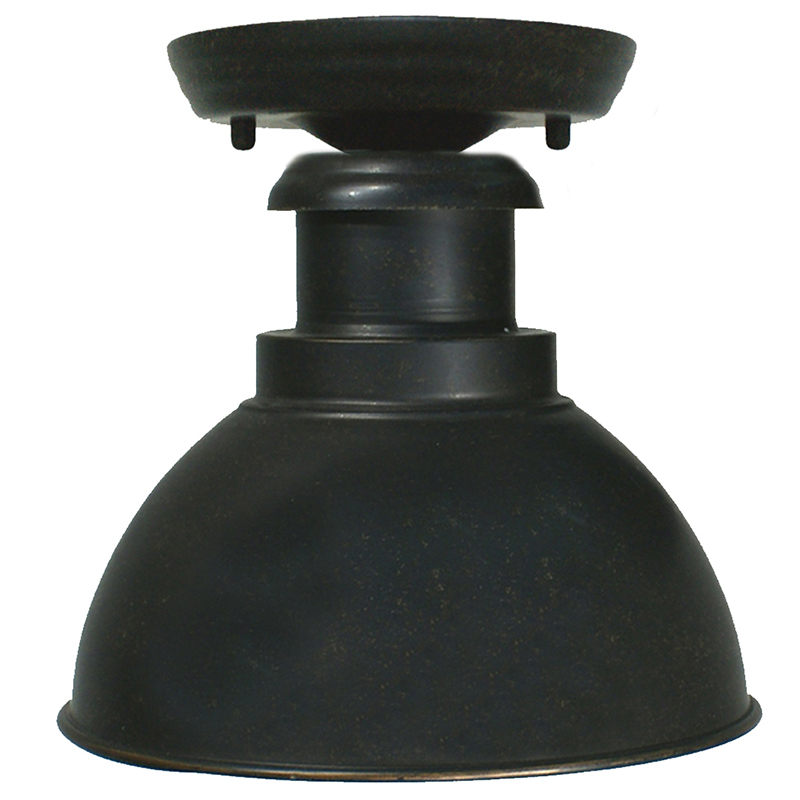 Bath Antique Bronze Exterior Close to Ceiling Light