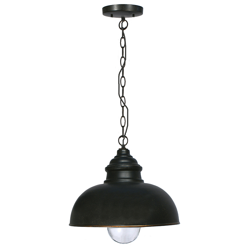 Hull Antique Bronze Interior Chain Pendant Light