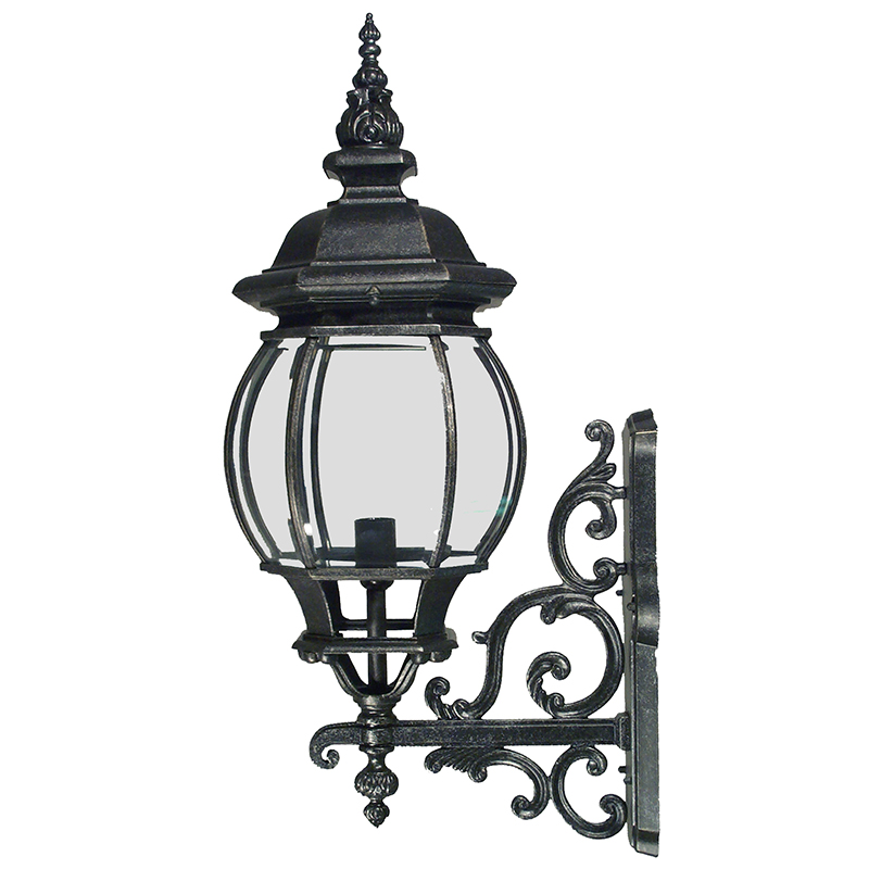 Flinders Exterior Antique Black Coach Light