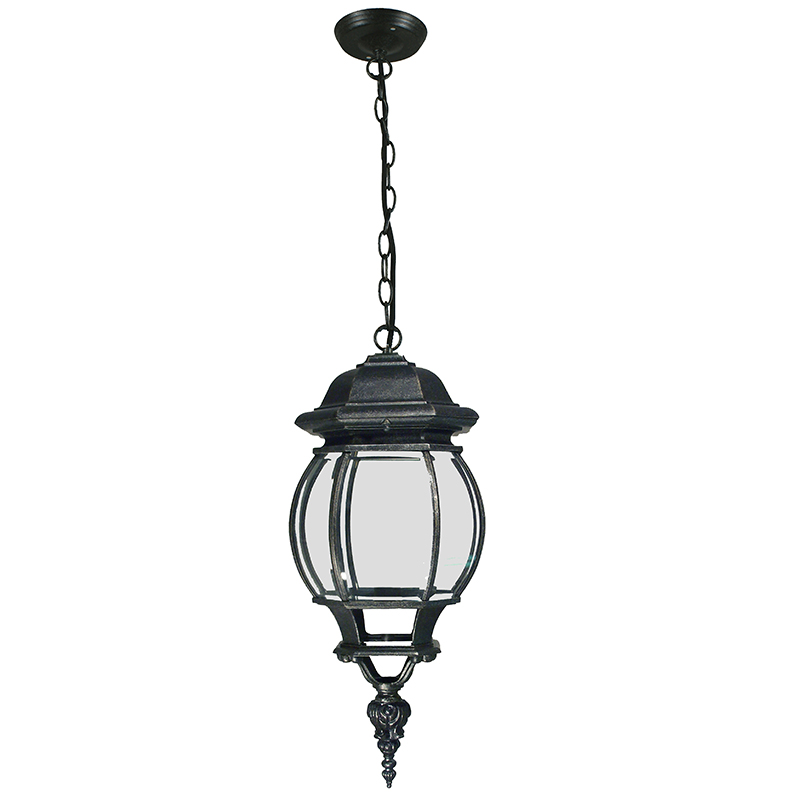 Flinders Interior Antique Black Chain Pendant Light