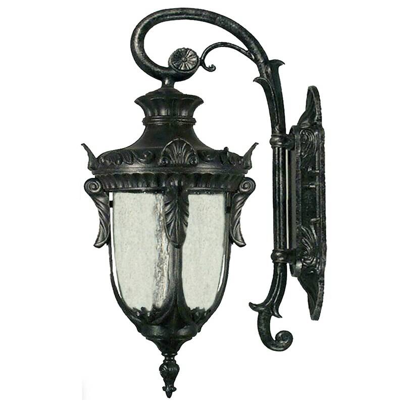 Wellington Exterior Antique Black Coach Light