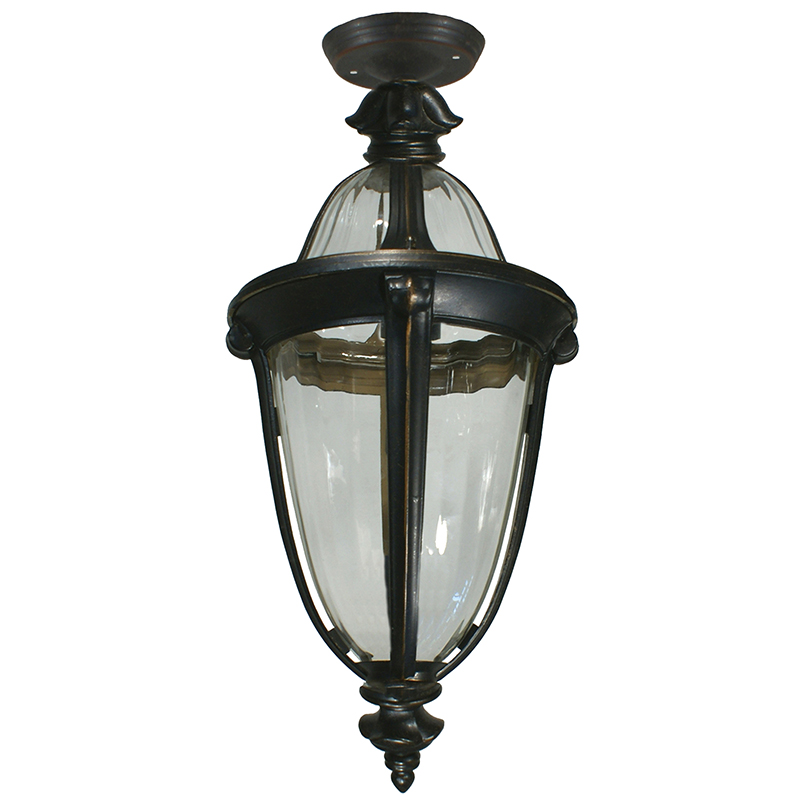 Mayfair Exterior Antique Bronze Under Eave Light