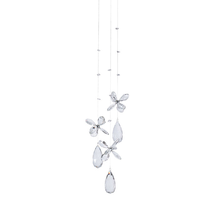Florence Chrome Crystal Pendant Light