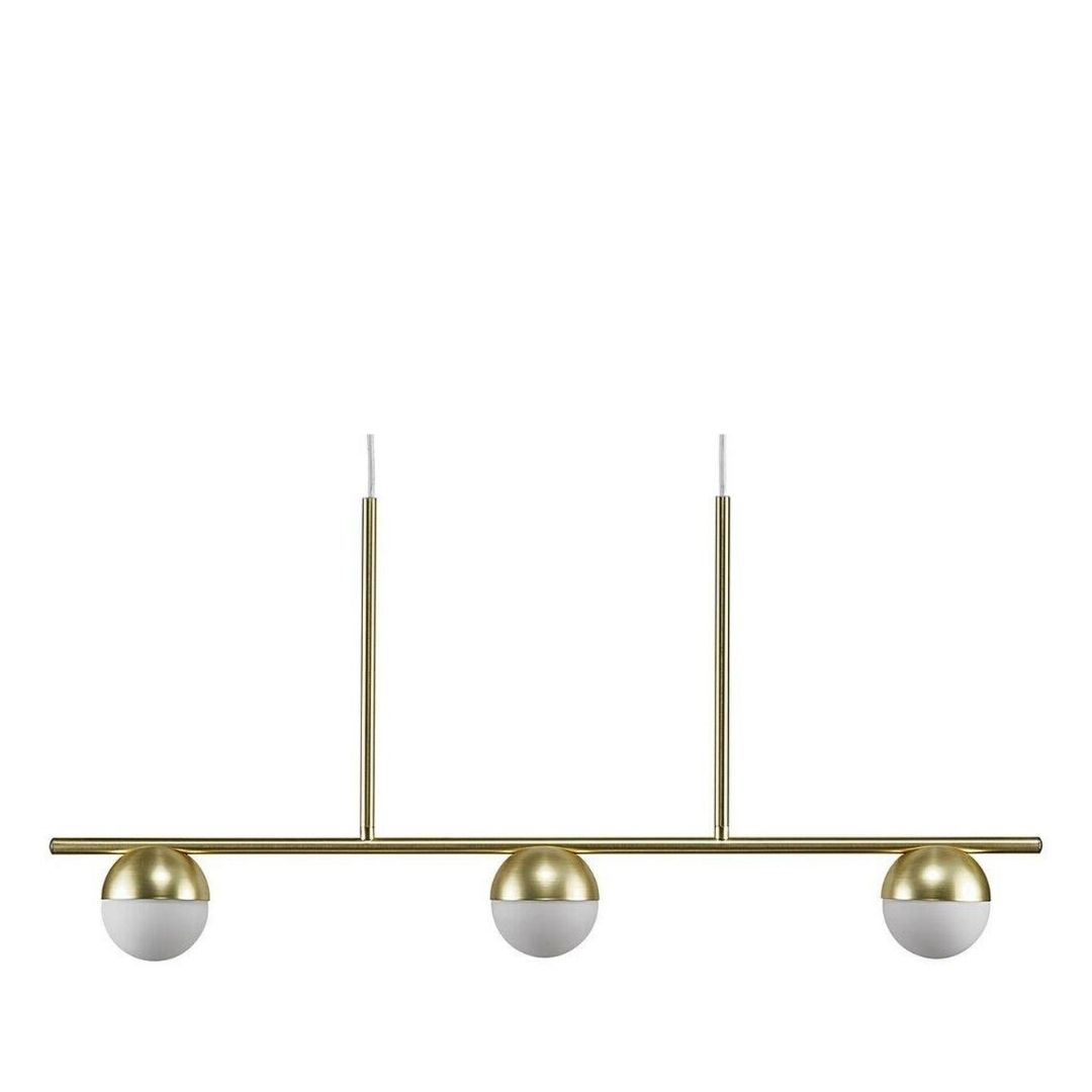 Contina 3 Light Linear Brass Modern Pendant Light