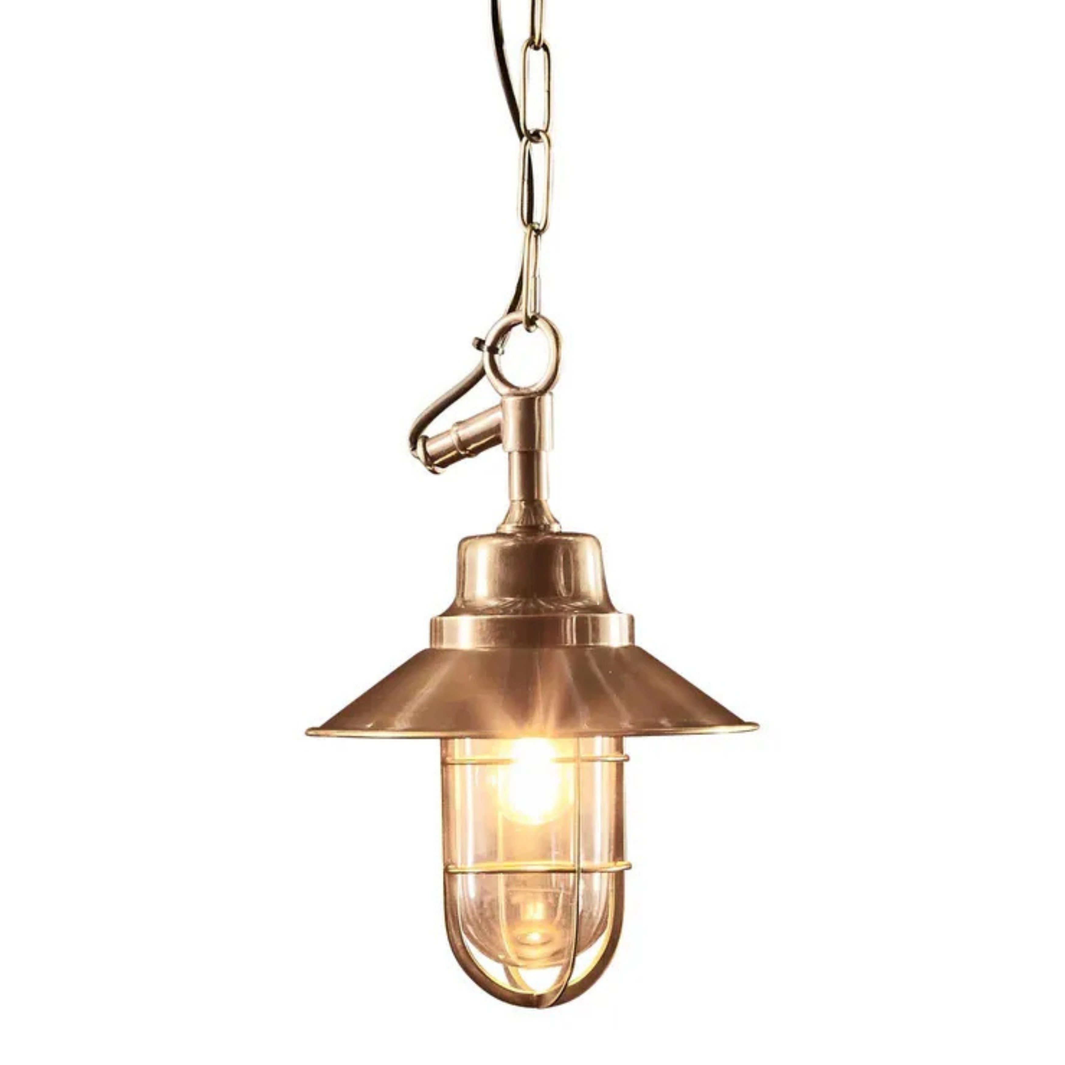 Liverpool Outdoor Brass Classic Pendant Light