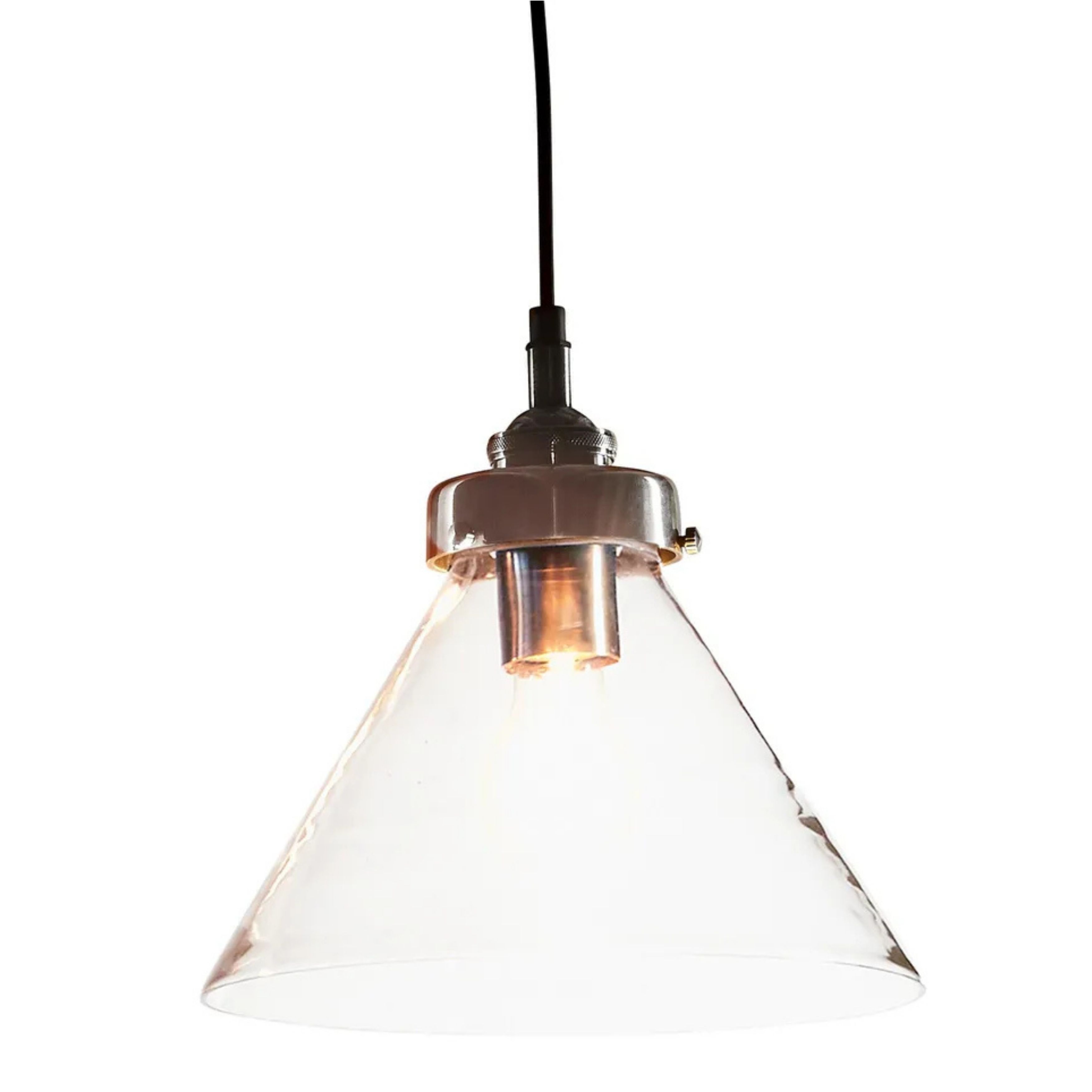 Francis Cone Glass Pendant Light