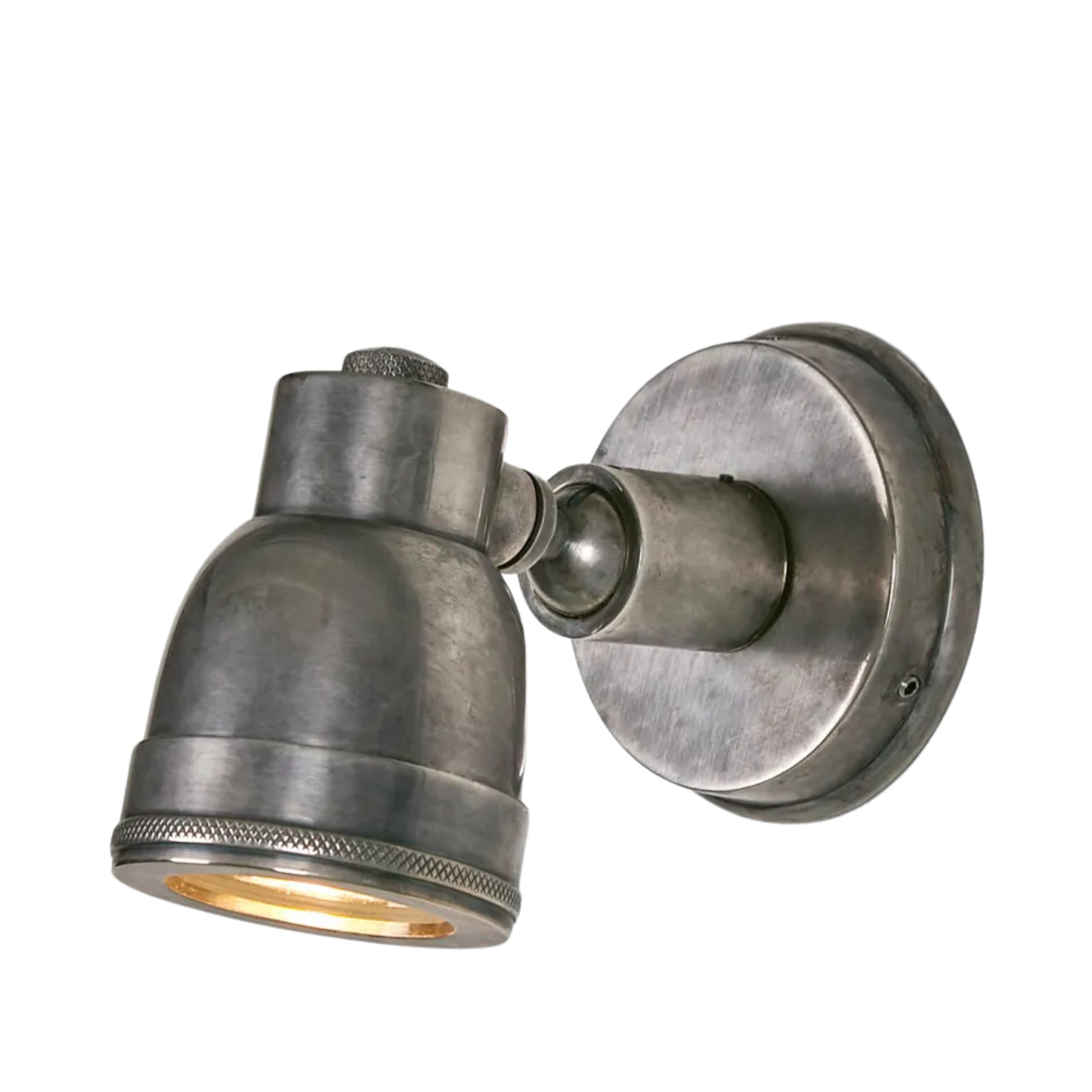 Pittsford Outdoor Antique Silver Wall Light