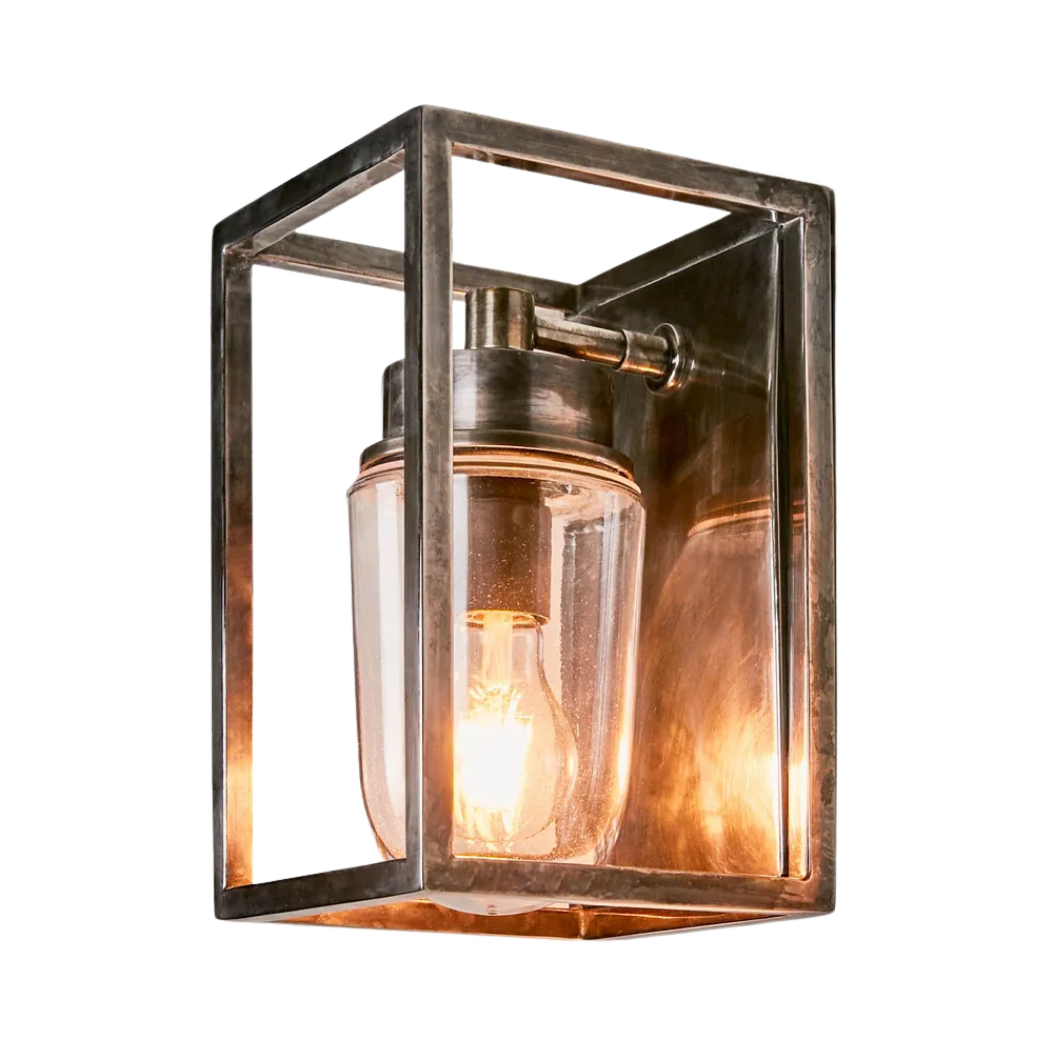 Waldorf Classic Antique Silver Outdoor Wall Light