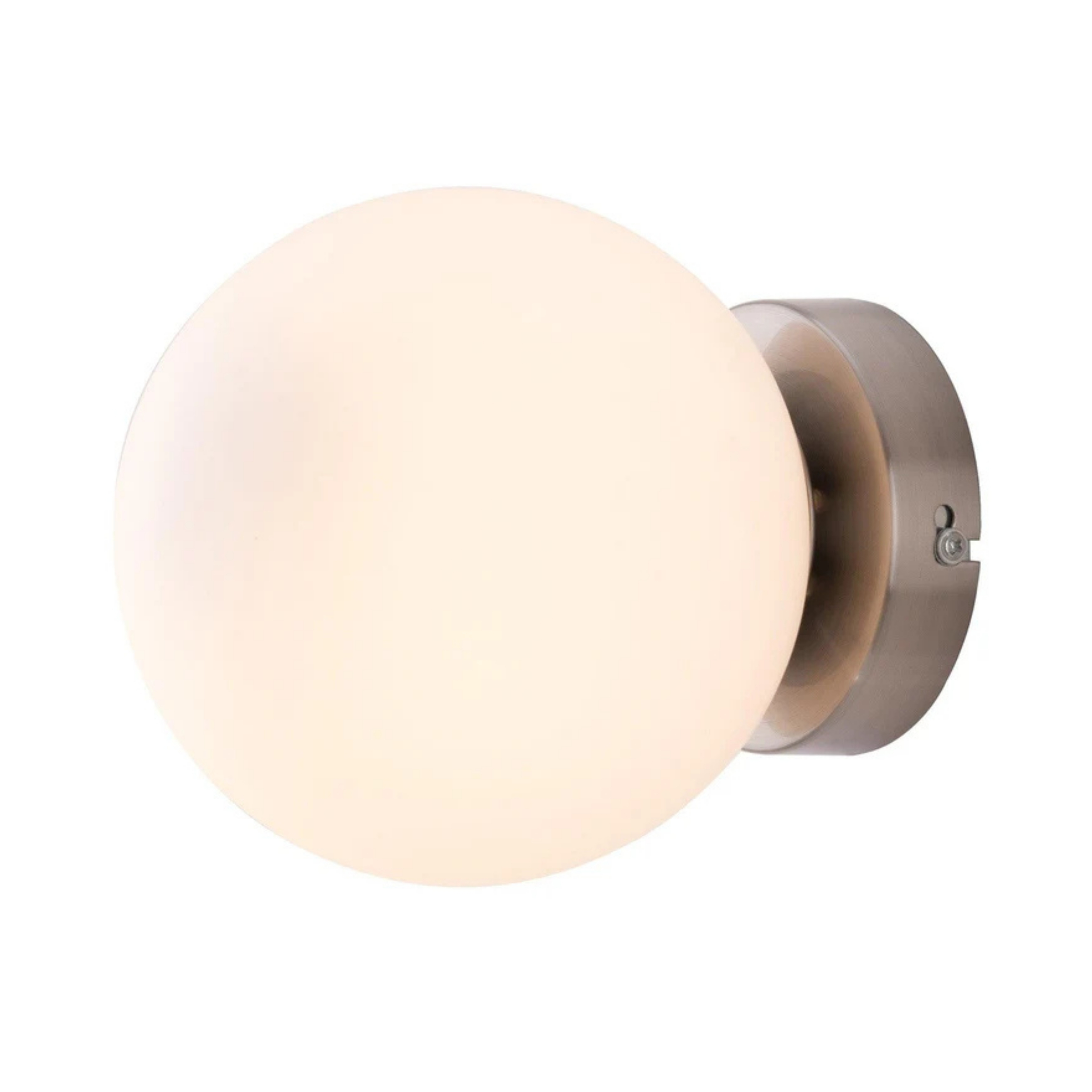 Dana Satin Nickel Metal Wall Lamp