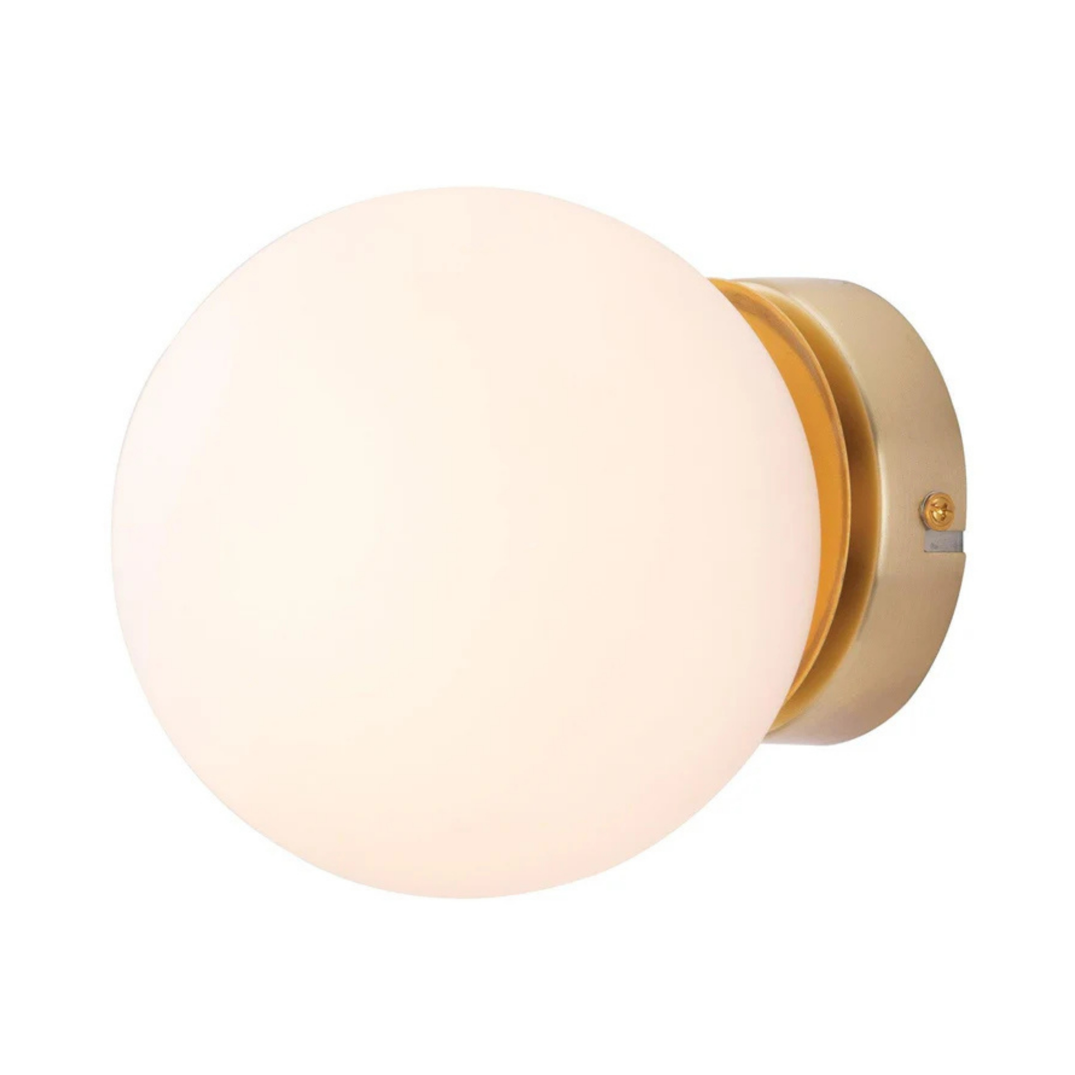 Dana Brushed Brass Metal Wall Lamp