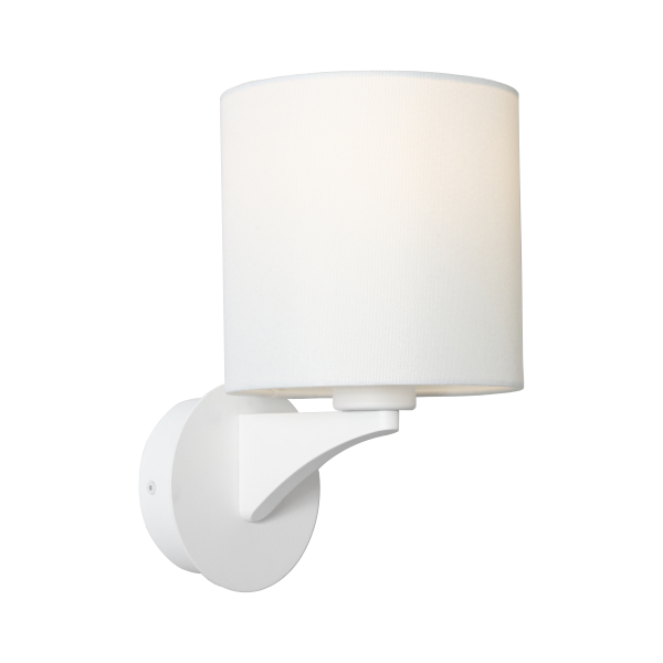 Kristine Drum Shade White Wall Light