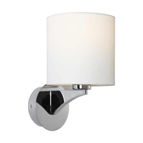 Kristine Drum Shade Chome Wall Light