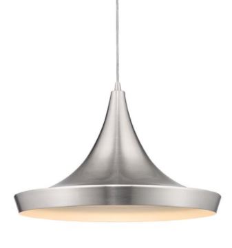 Laya Brushed Nickel Mexican Hat Pendant Light