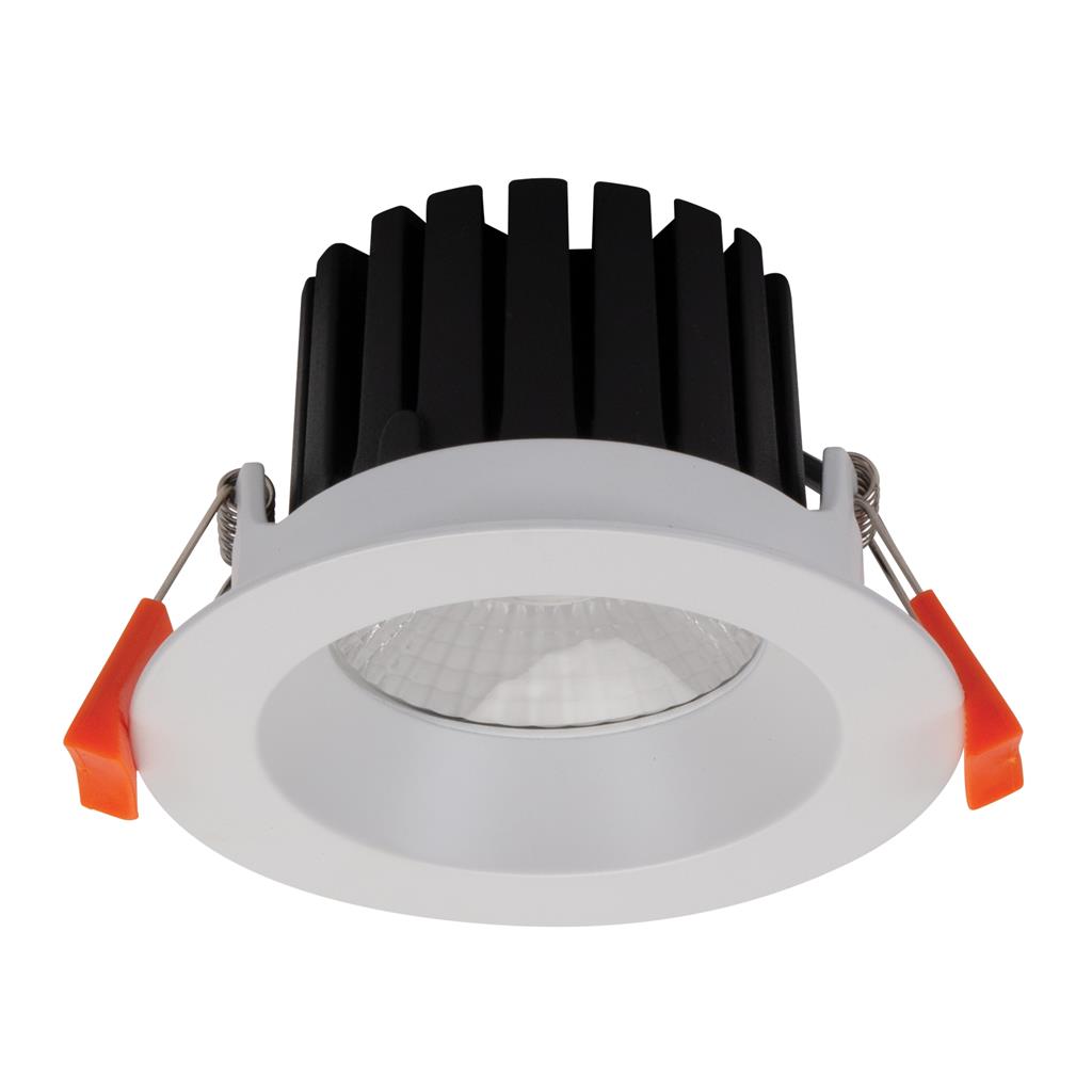 Aqua 13W Round Recessed 3CCT LED Downlight Kit - White