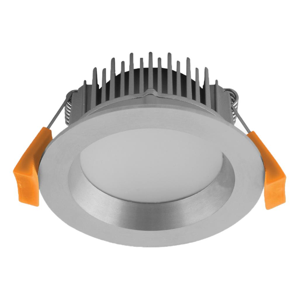 Deco 8W Round Recessed 3CCT LED Downlight Kit - Aluminum