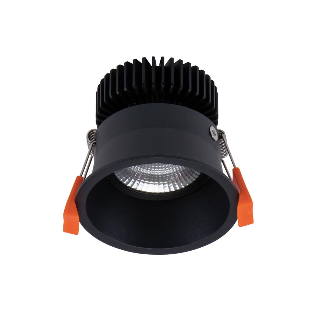 Deep 10W Recessed Adjustable LED Downlight Kit - Black