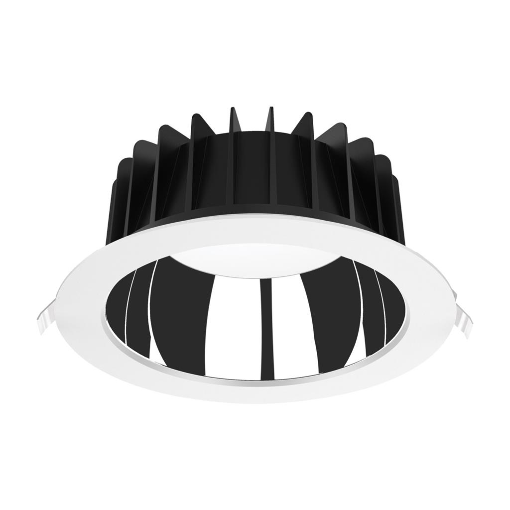 Expo Low Glare Recessed 3CCT LED Downlight Kit - White