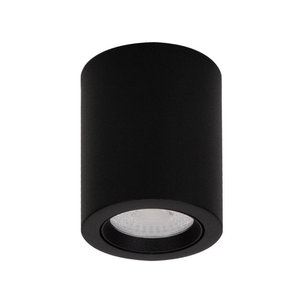 Neo 10W Surface Mounted Tiltable Downlight - Black