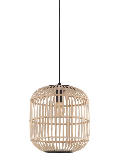 Bordesley Natural Wooden Pendant Light