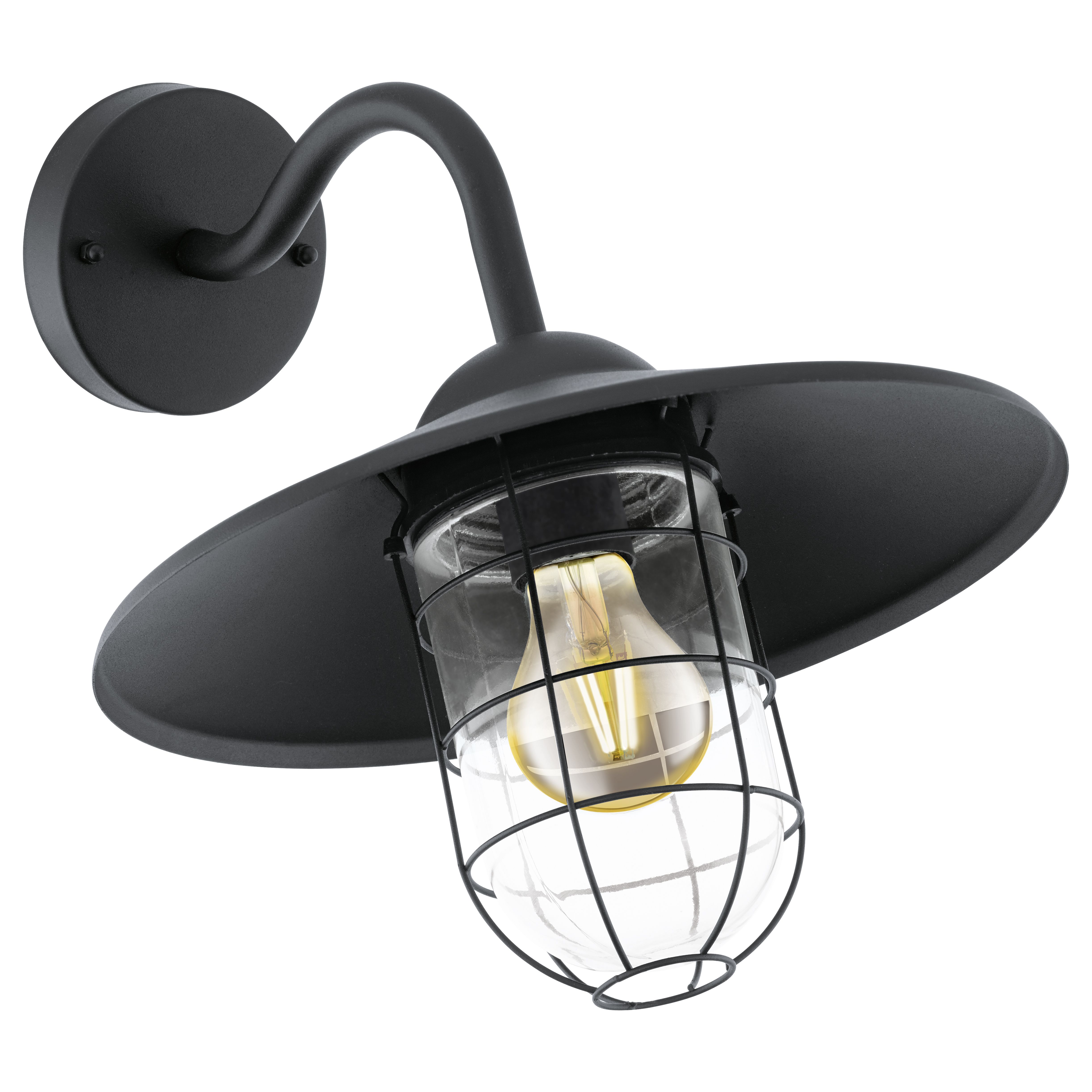 Melgoa Marine Black Outdoor Wall Light