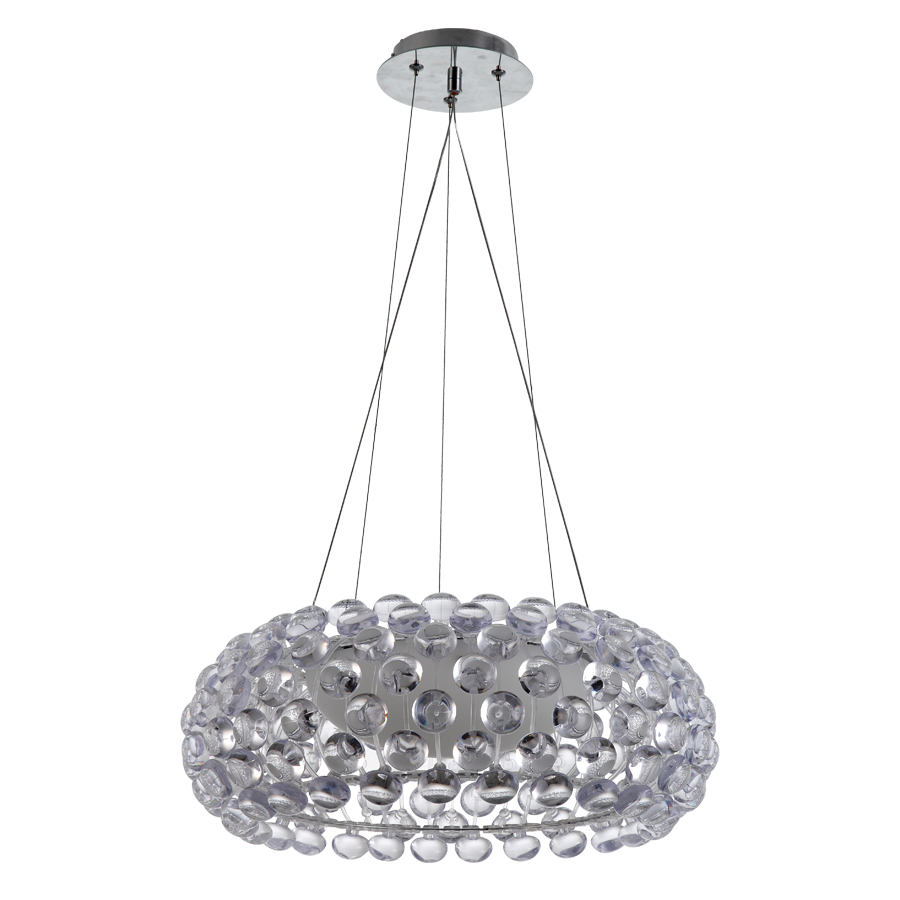 Concentric Acrylic Glass Balls Feature Pendant Light