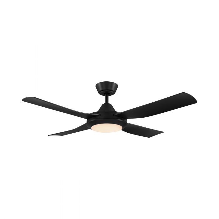 Bondi 48" AC ABS Ceiling Fan with LED Light - Black